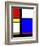 Blue Rectangle-Diana Ong-Framed Giclee Print