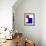 Blue Rectangle-Diana Ong-Framed Giclee Print displayed on a wall