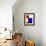 Blue Rectangle-Diana Ong-Framed Giclee Print displayed on a wall