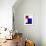 Blue Rectangle-Diana Ong-Framed Giclee Print displayed on a wall