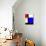 Blue Rectangle-Diana Ong-Mounted Giclee Print displayed on a wall