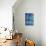 Blue Reflection Triptych I-Tim OToole-Art Print displayed on a wall