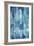 Blue Reflection Triptych II-Tim OToole-Framed Art Print