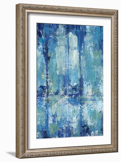 Blue Reflection Triptych II-Tim OToole-Framed Art Print