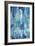 Blue Reflection Triptych II-Tim OToole-Framed Art Print