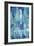 Blue Reflection Triptych II-Tim OToole-Framed Art Print