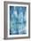 Blue Reflection Triptych III-Tim OToole-Framed Art Print