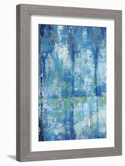 Blue Reflection Triptych III-Tim OToole-Framed Art Print