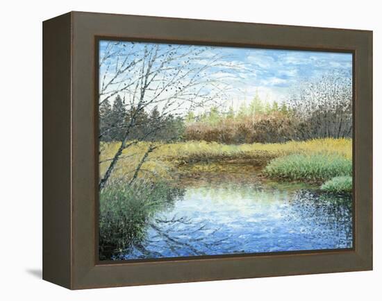 Blue Reflection-Kevin Dodds-Framed Premier Image Canvas