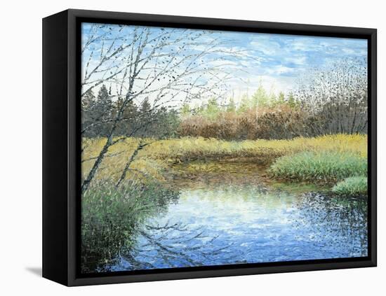 Blue Reflection-Kevin Dodds-Framed Premier Image Canvas