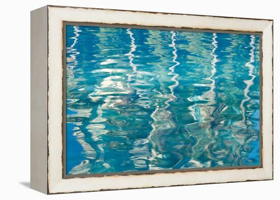 Blue Reflections I-Kathy Mahan-Framed Premier Image Canvas