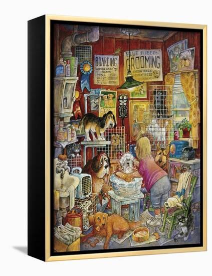 Blue Ribbon Groomer-Bill Bell-Framed Premier Image Canvas