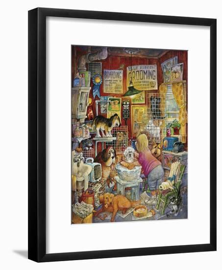 Blue Ribbon Groomer-Bill Bell-Framed Giclee Print