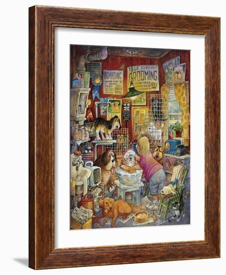 Blue Ribbon Groomer-Bill Bell-Framed Giclee Print