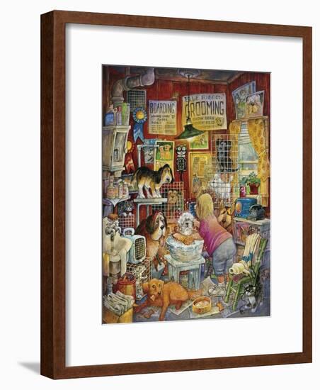 Blue Ribbon Groomer-Bill Bell-Framed Giclee Print