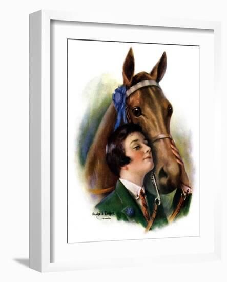 "Blue Ribbon Winner,"March 19, 1927-William Haskell Coffin-Framed Giclee Print