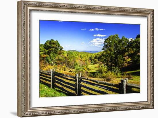 Blue Ridge Backyard-Alan Hausenflock-Framed Photographic Print