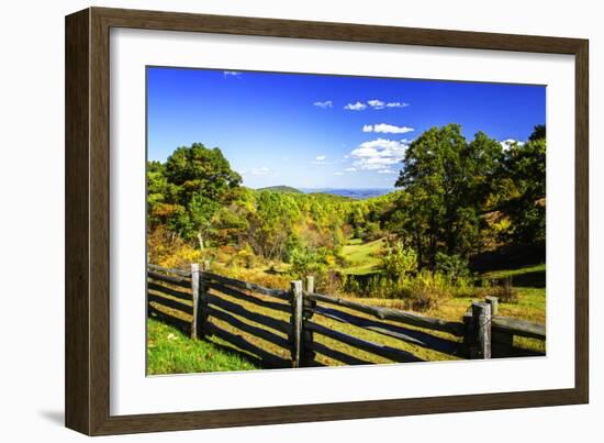 Blue Ridge Backyard-Alan Hausenflock-Framed Photographic Print