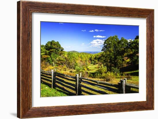 Blue Ridge Backyard-Alan Hausenflock-Framed Photographic Print