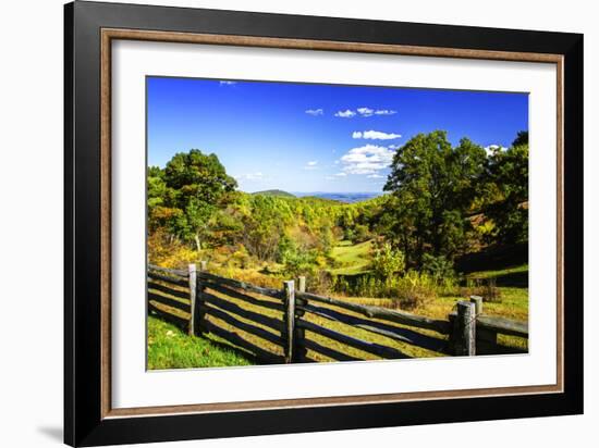 Blue Ridge Backyard-Alan Hausenflock-Framed Photographic Print