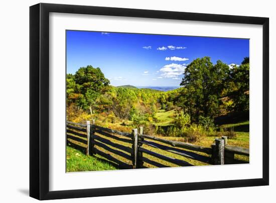 Blue Ridge Backyard-Alan Hausenflock-Framed Photographic Print