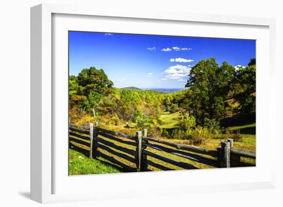 Blue Ridge Backyard-Alan Hausenflock-Framed Photographic Print