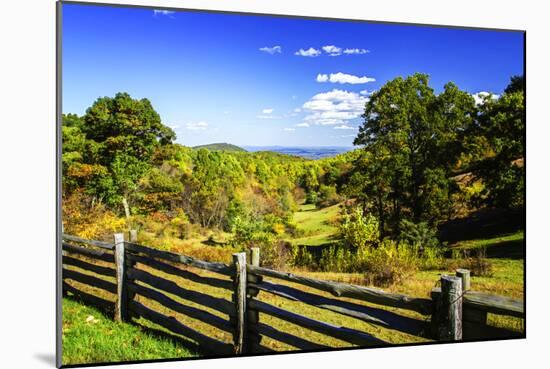 Blue Ridge Backyard-Alan Hausenflock-Mounted Photographic Print