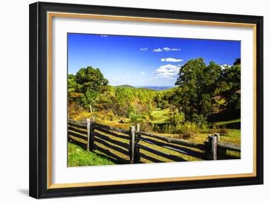 Blue Ridge Backyard-Alan Hausenflock-Framed Photographic Print