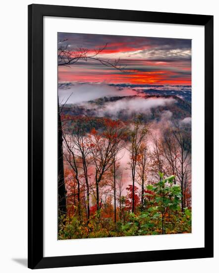 Blue Ridge Beauty-Steven Maxx-Framed Photographic Print