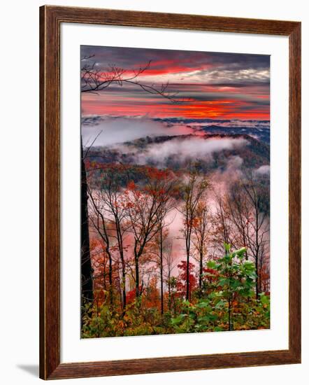 Blue Ridge Beauty-Steven Maxx-Framed Photographic Print