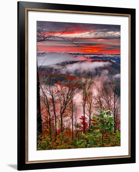 Blue Ridge Beauty-Steven Maxx-Framed Photographic Print