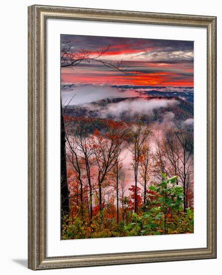 Blue Ridge Beauty-Steven Maxx-Framed Photographic Print