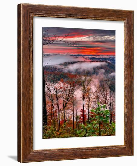 Blue Ridge Beauty-Steven Maxx-Framed Photographic Print