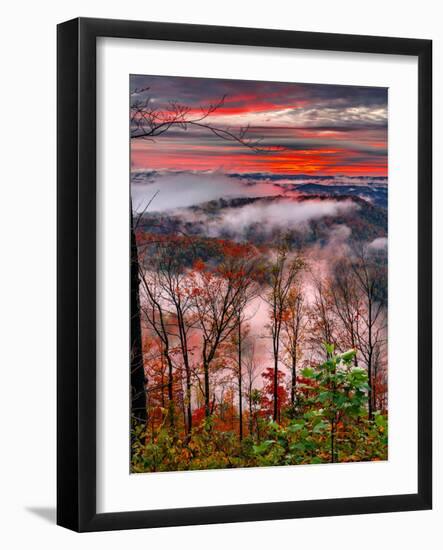 Blue Ridge Beauty-Steven Maxx-Framed Photographic Print