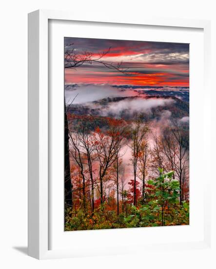 Blue Ridge Beauty-Steven Maxx-Framed Photographic Print