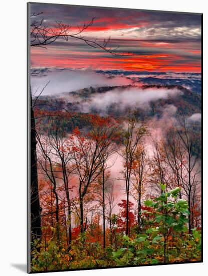 Blue Ridge Beauty-Steven Maxx-Mounted Photographic Print