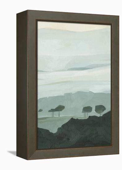 Blue Ridge Fog II-Emma Scarvey-Framed Stretched Canvas