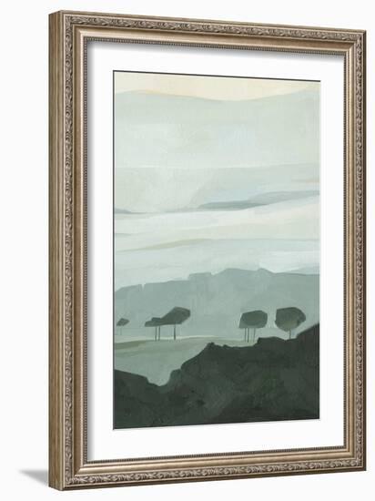 Blue Ridge Fog II-Emma Scarvey-Framed Art Print