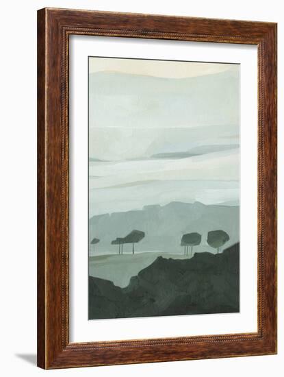 Blue Ridge Fog II-Emma Scarvey-Framed Art Print