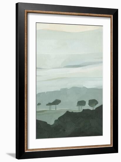 Blue Ridge Fog II-Emma Scarvey-Framed Art Print