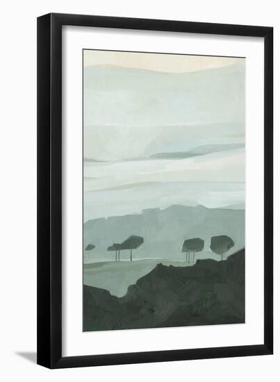 Blue Ridge Fog II-Emma Scarvey-Framed Art Print