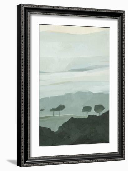 Blue Ridge Fog II-Emma Scarvey-Framed Art Print