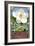 Blue Ridge, Georgia - Magnolia-Lantern Press-Framed Art Print