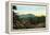 Blue Ridge Mountains, North Carolina - Mount Mitchelll Scene-Lantern Press-Framed Stretched Canvas
