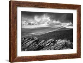 Blue Ridge Parkway Grandfather Mountain Rough Ridge Scenic Landscape Overlook-daveallenphoto-Framed Photographic Print
