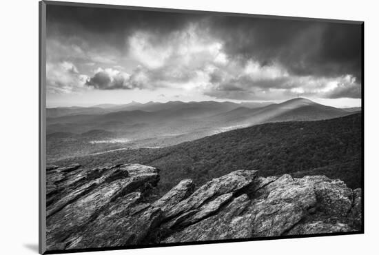 Blue Ridge Parkway Grandfather Mountain Rough Ridge Scenic Landscape Overlook-daveallenphoto-Mounted Photographic Print