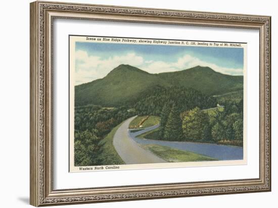 Blue Ridge Parkway, Mt. Mitchell-null-Framed Art Print