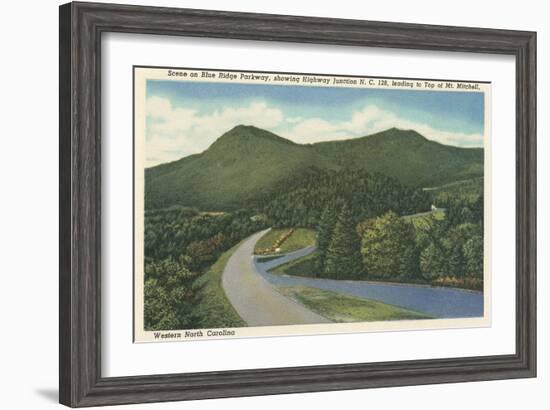 Blue Ridge Parkway, Mt. Mitchell-null-Framed Art Print