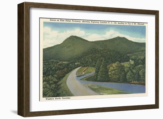 Blue Ridge Parkway, Mt. Mitchell-null-Framed Art Print