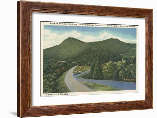 Blue Ridge Parkway, Mt. Mitchell-null-Framed Art Print